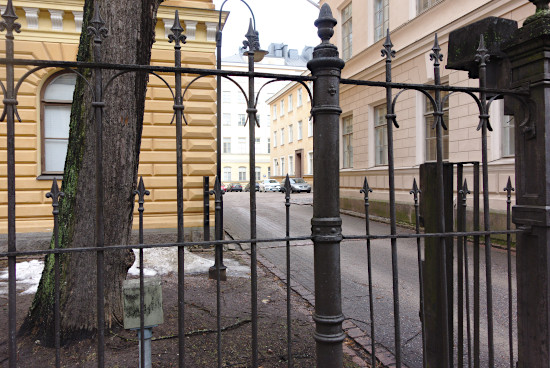 Korttelin sisäpihaa